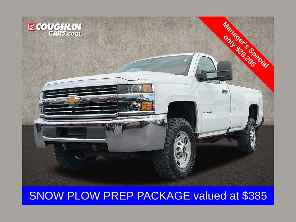 Used 2018 Chevrolet Silverado 2500 W/T w/ Snow Plow Prep Package