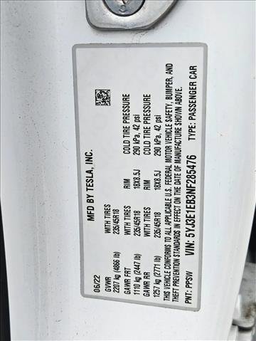 Used 2022 Tesla Model 3 Long Range image 14