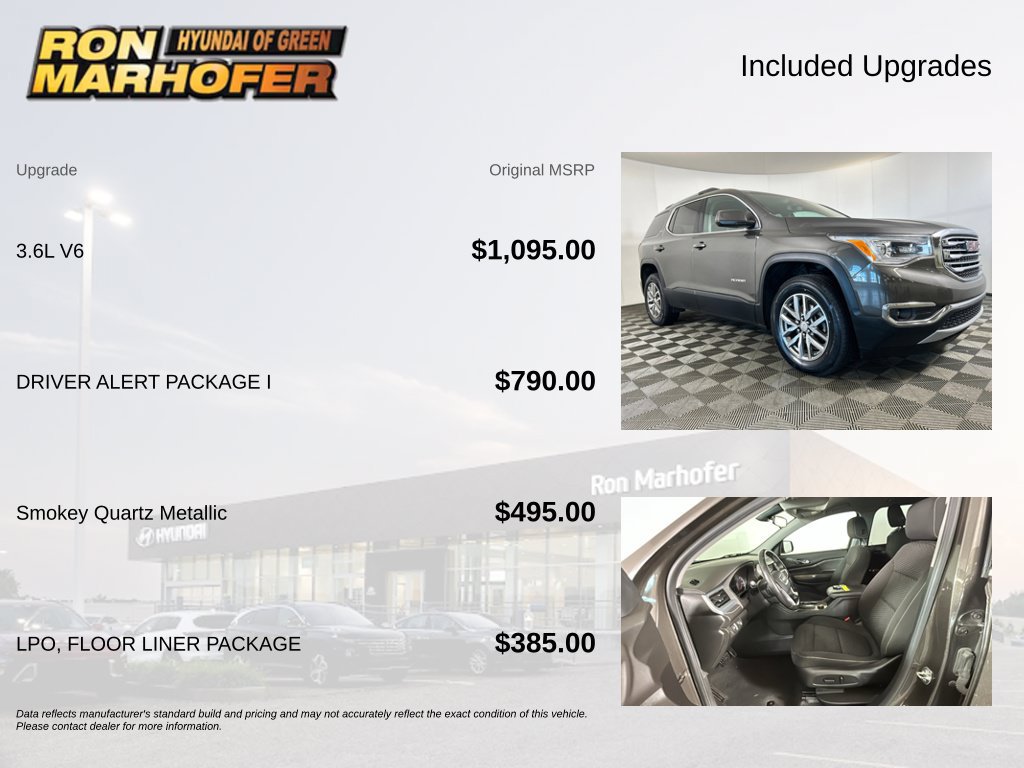 Used 2019 GMC Acadia SLE w/ Driver Alert Package I AWD/4WD image 6