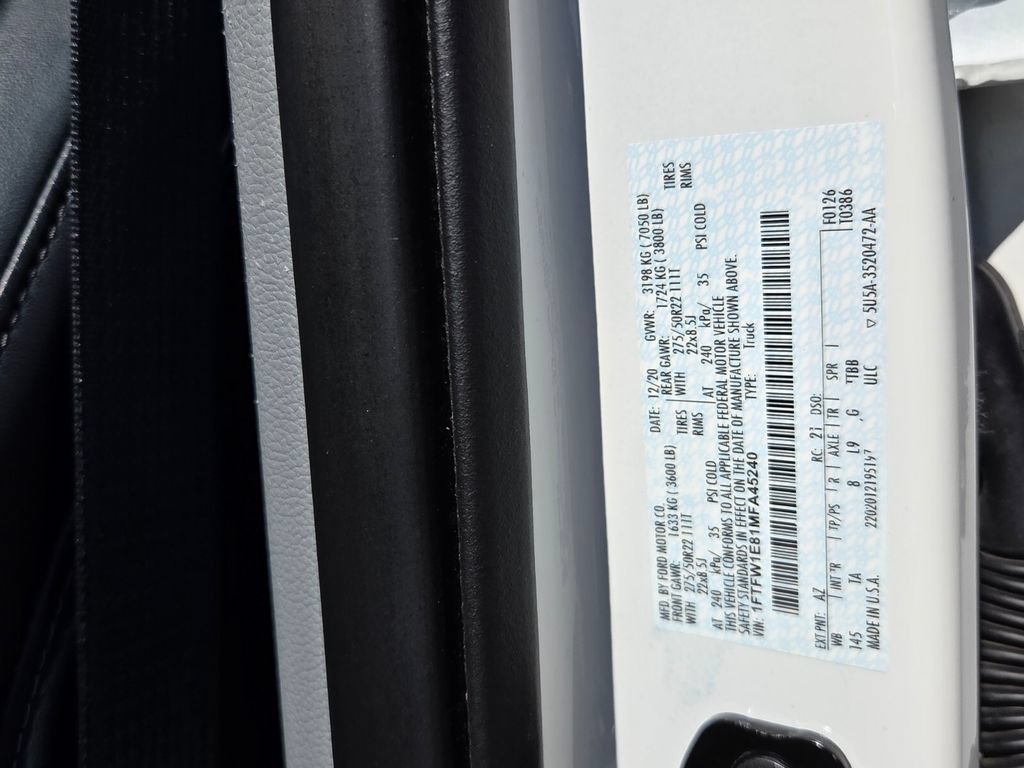 Used 2021 Ford F150 Limited AWD/4WD image 19