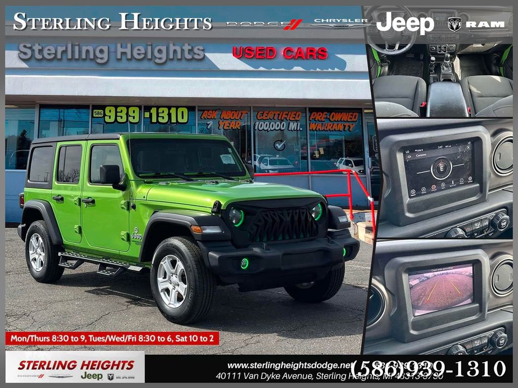 Used 2020 Jeep Wrangler Unlimited Sport S image 1