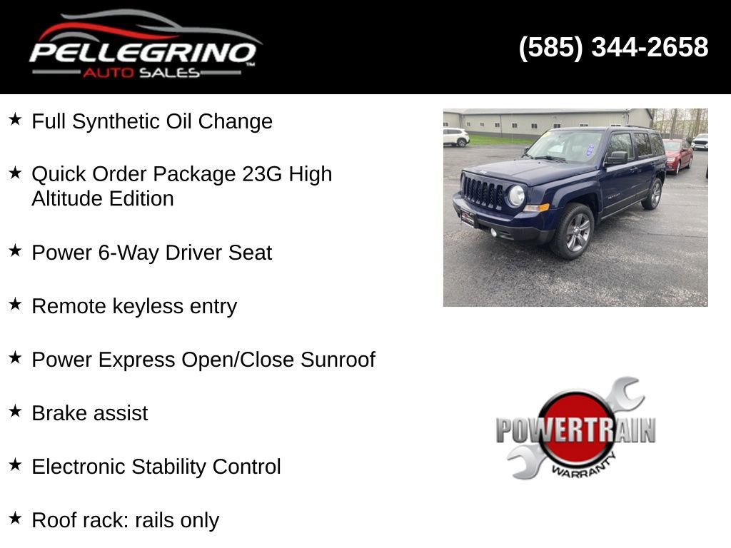 Used 2015 Jeep Patriot High Altitude AWD/4WD image 4