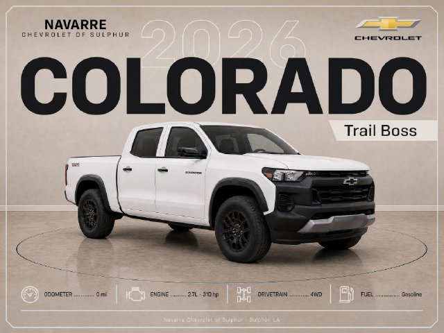 New 2026 Chevrolet Colorado Trail Boss