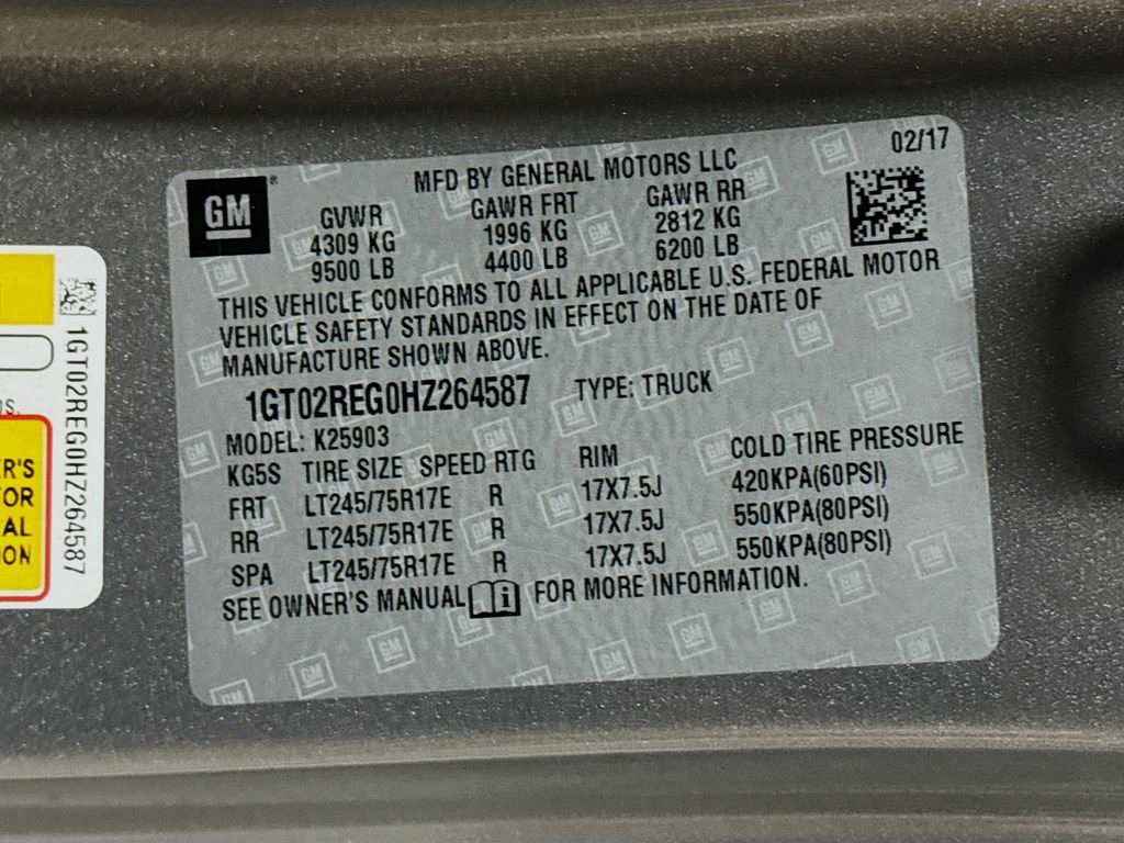 Used 2017 GMC Sierra 2500 4x4 Regular Cab w/ Sierra Convenience Package image 33