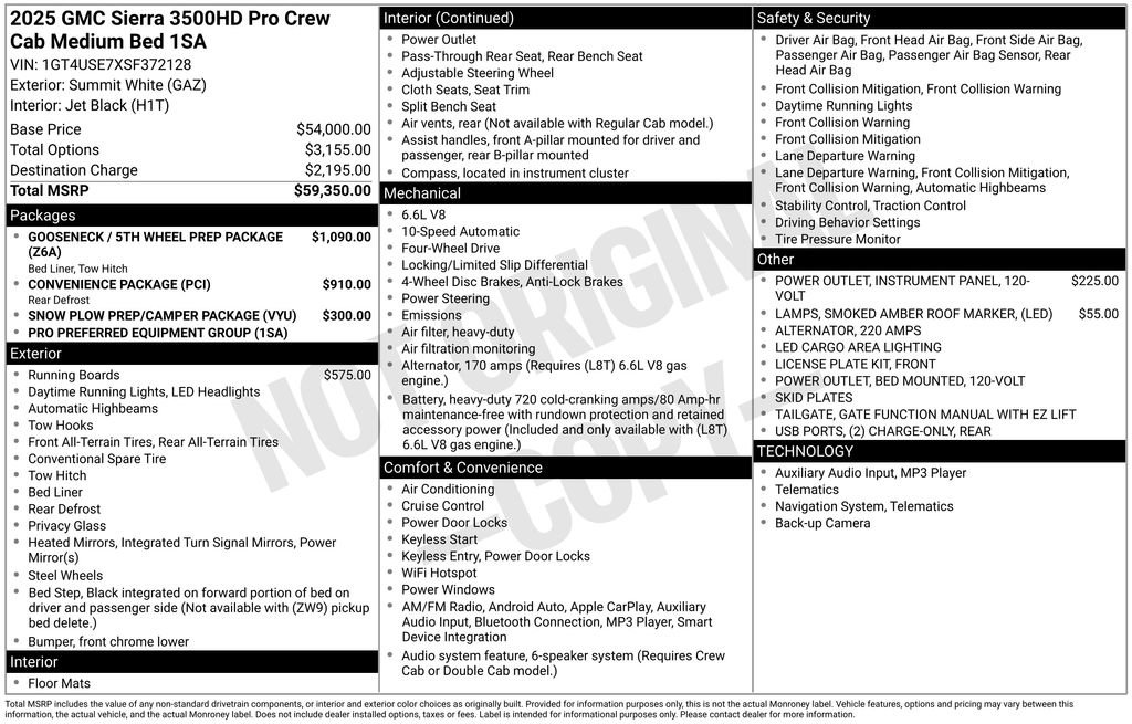 Used 2025 GMC Sierra 3500 Pro image 14