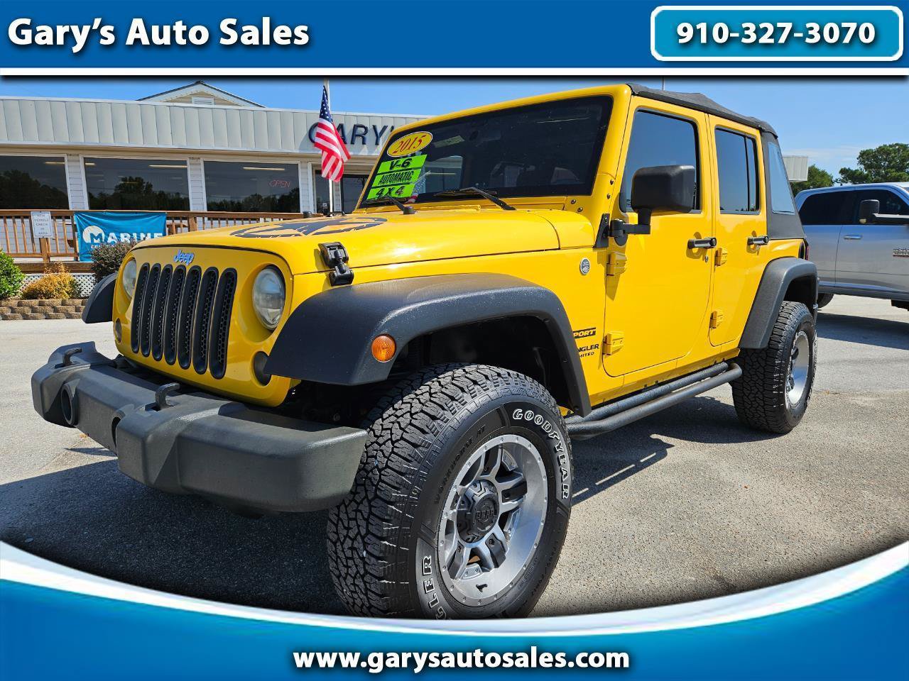 Used 2015 Jeep Wrangler Unlimited Sport w/ Connectivity Group