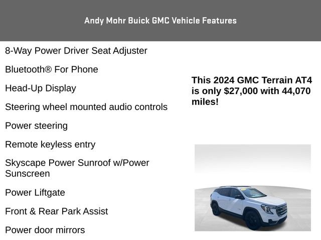 Used 2024 GMC Terrain AT4 w/ Tech Package AWD/4WD image 12
