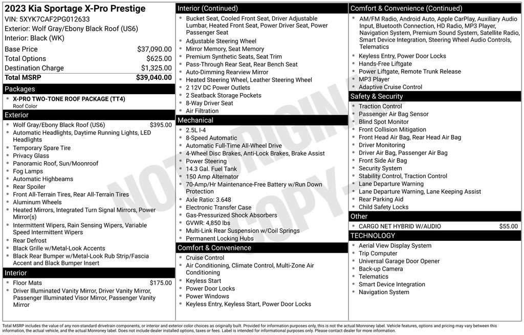 Used 2023 Kia Sportage X-Pro Prestige image 4