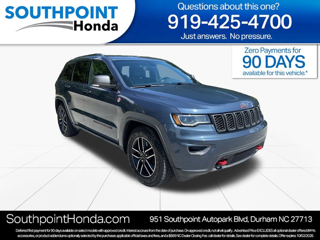 Used 2021 Jeep Grand Cherokee Trailhawk w/ Premium Lighting Group