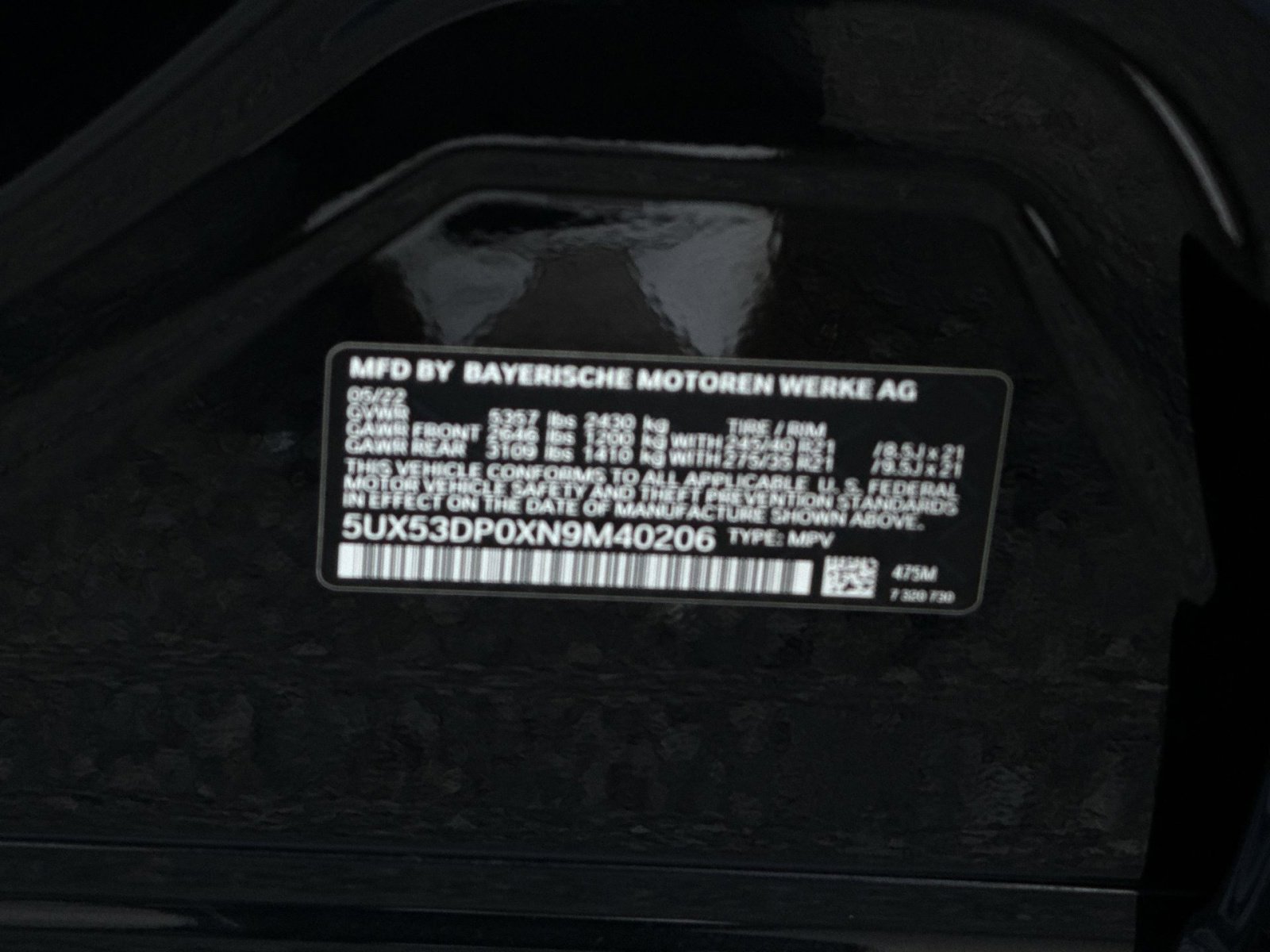 Used 2022 BMW X3 xDrive30i w/ M Sport Package 2 image 36