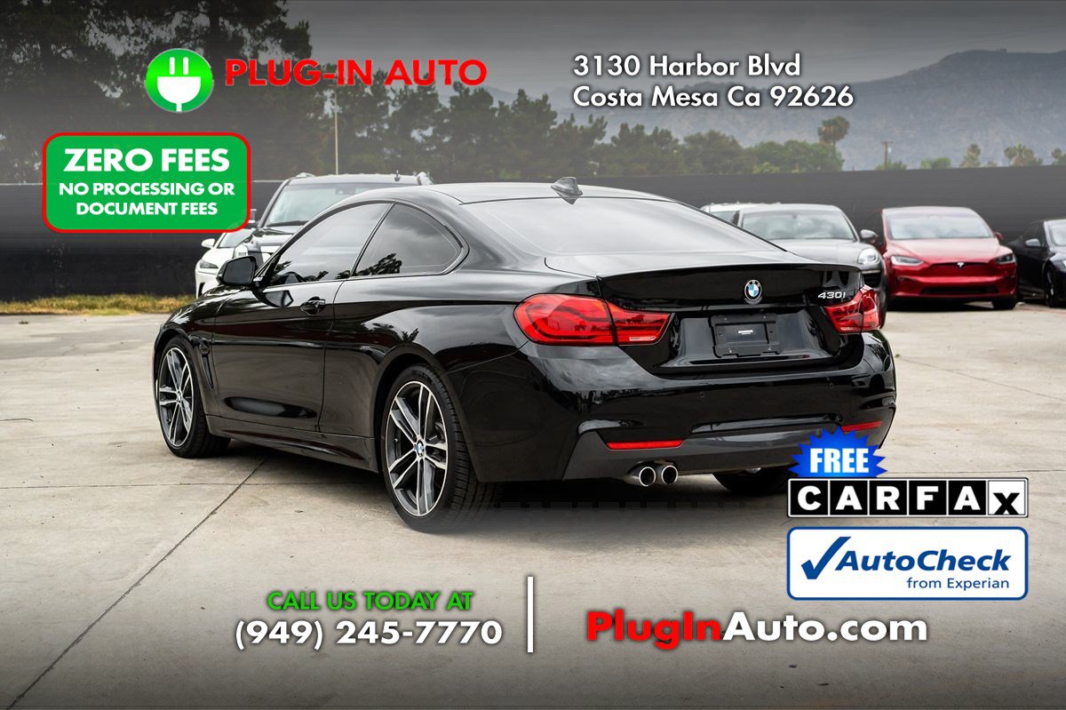 Used 2019 BMW 430i Coupe w/ M Sport Package RWD image 2