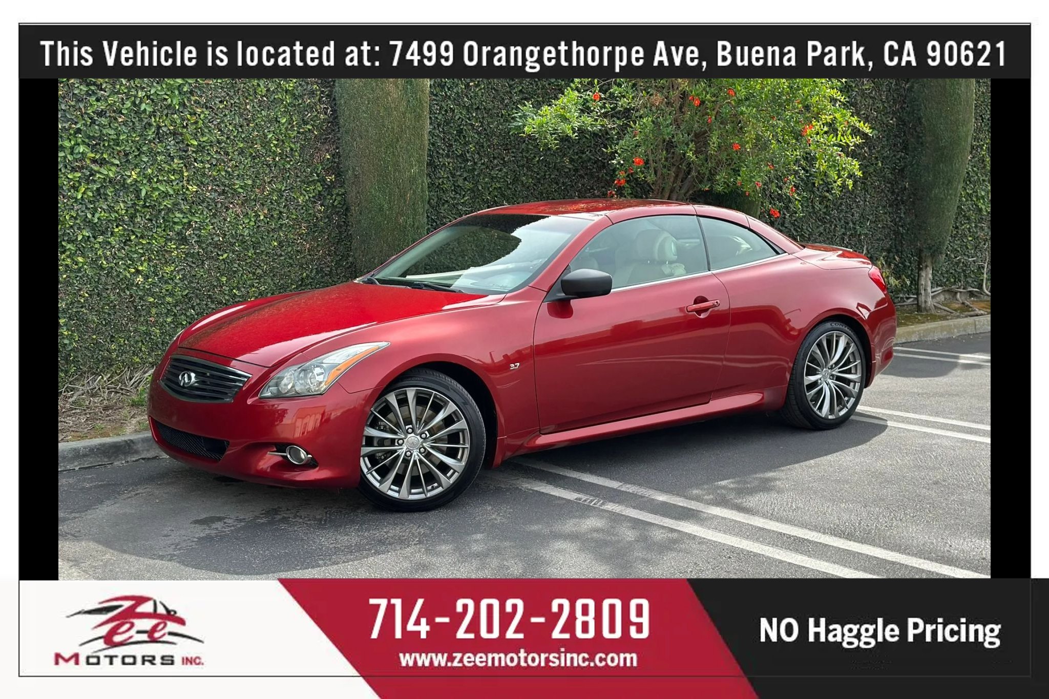 Used 2014 INFINITI Q60 Convertible w/ Premium Package image 16
