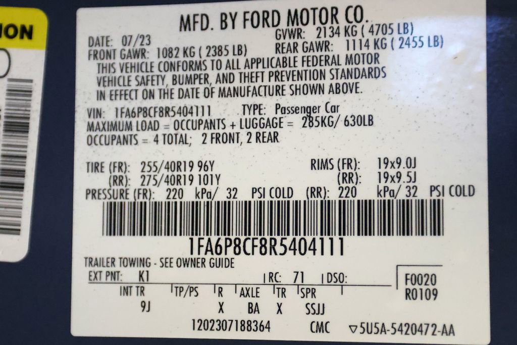 Used 2024 Ford Mustang GT Premium w/ GT Performance Package image 50