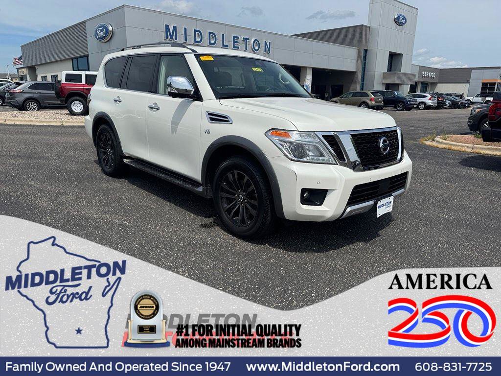 Used 2018 Nissan Armada Platinum w/ Captain Seat Package AWD/4WD image 1