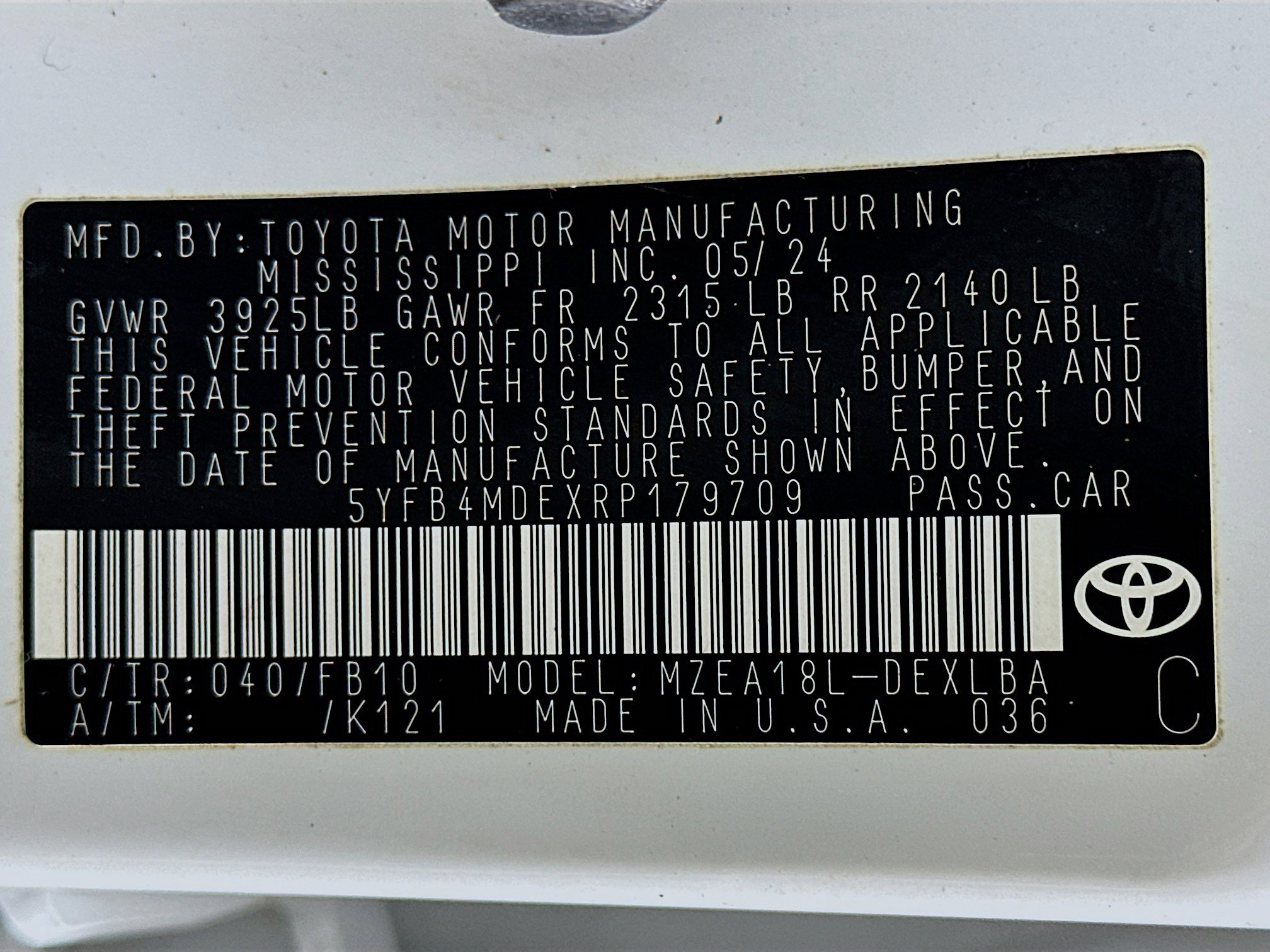 Used 2024 Toyota Corolla LE image 12