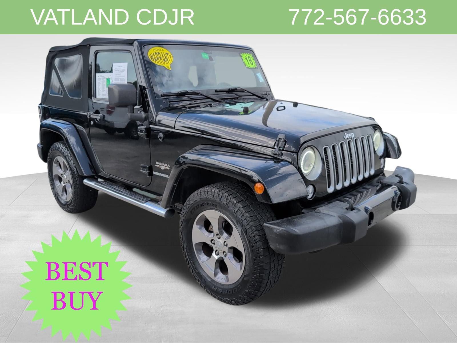 Certified 2016 Jeep Wrangler Sahara w/ Mopar Chrome Edition Group