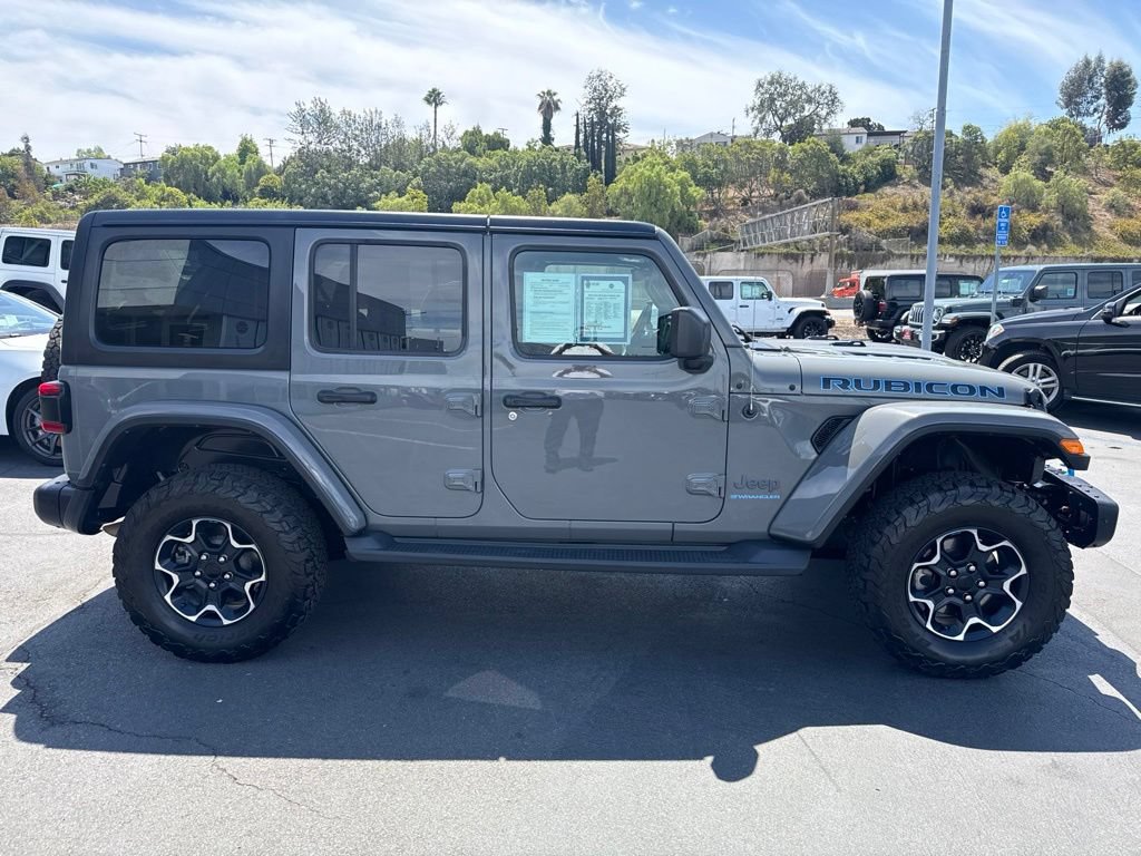 Used 2023 Jeep Wrangler Unlimited Rubicon 4xe w/ Steel Bumper Group AWD/4WD image 12