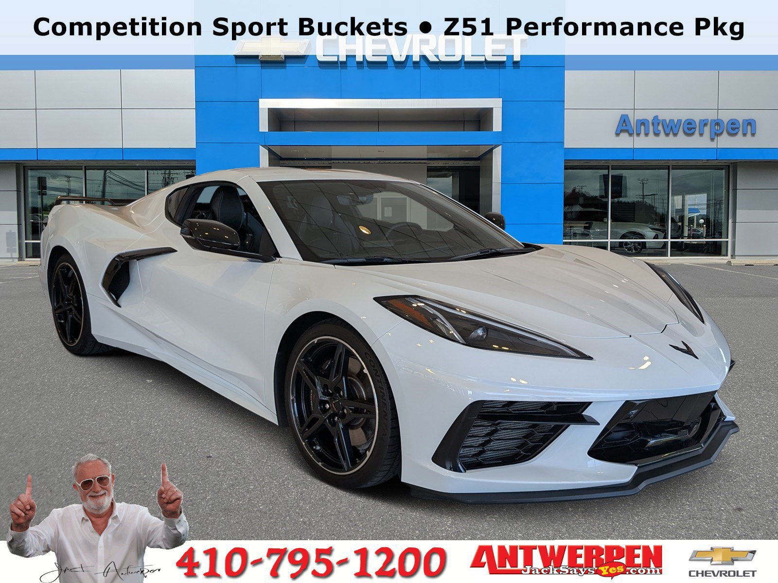 Used 2020 Chevrolet Corvette Stingray Preferred Cpe w/ 2LT Preferred Equipment Group