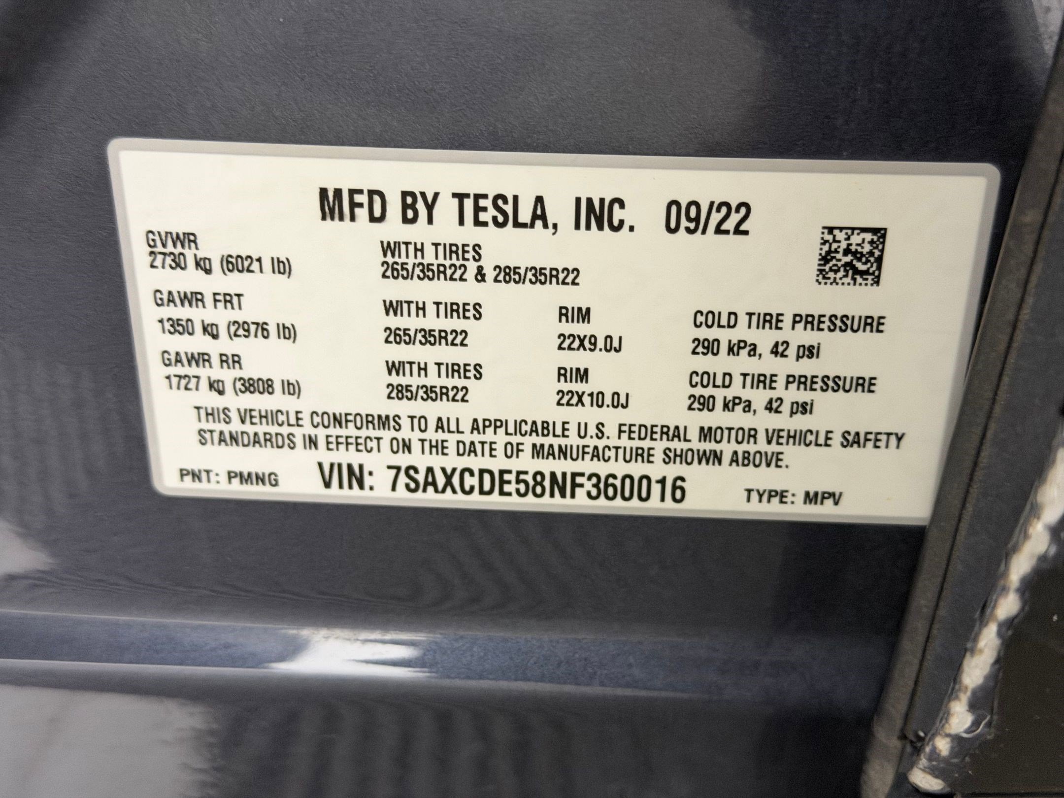 Used 2022 Tesla Model X image 19