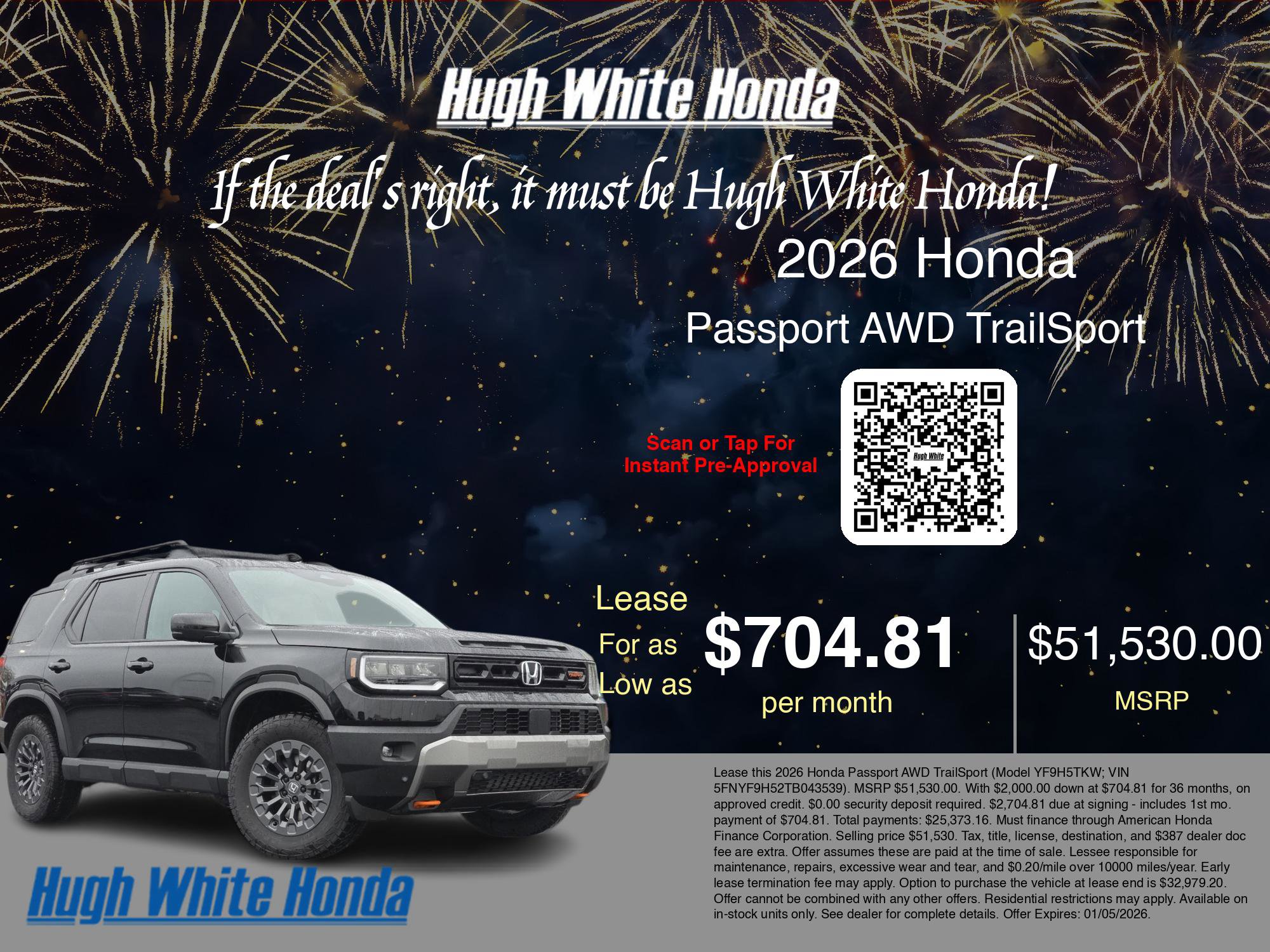 New 2026 Honda Passport TrailSport image 3