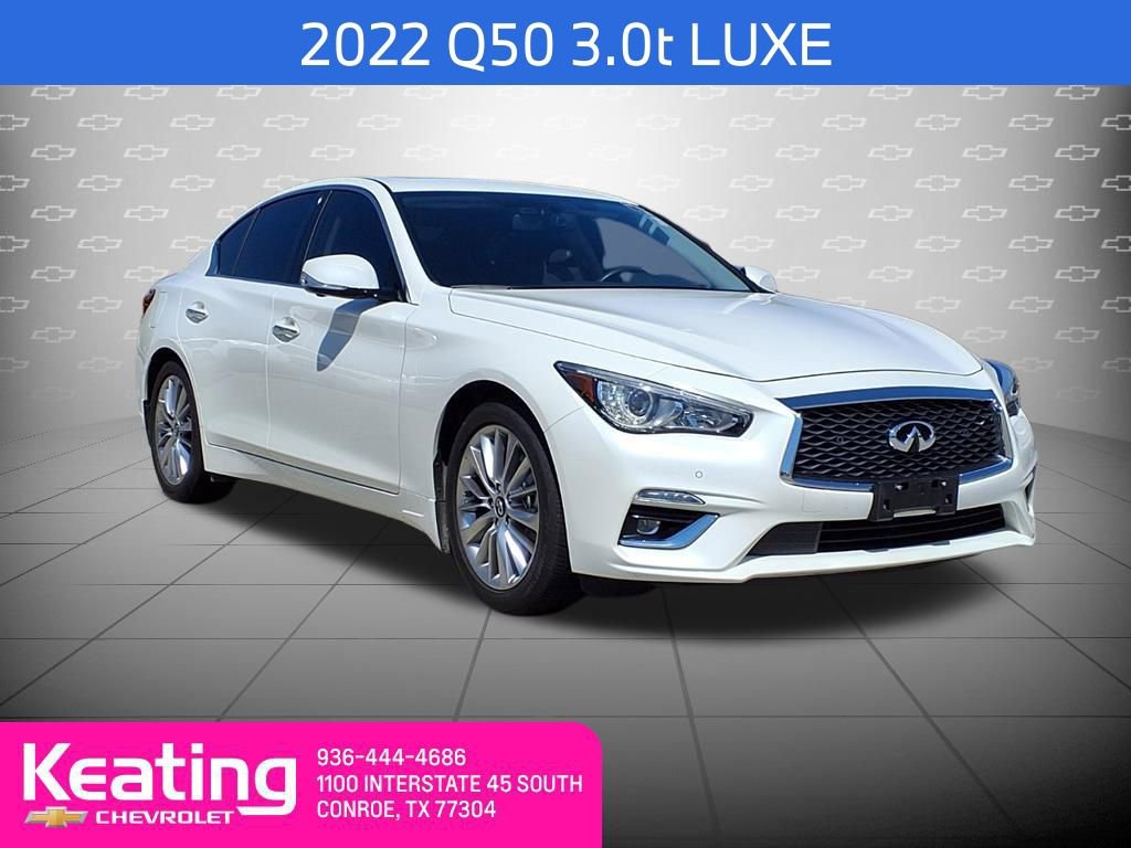 Used 2022 INFINITI Q50 Luxe w/ Cargo Package