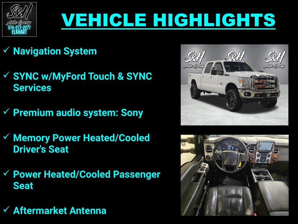 Used 2015 Ford F250 Lariat w/ Chrome Package image 3