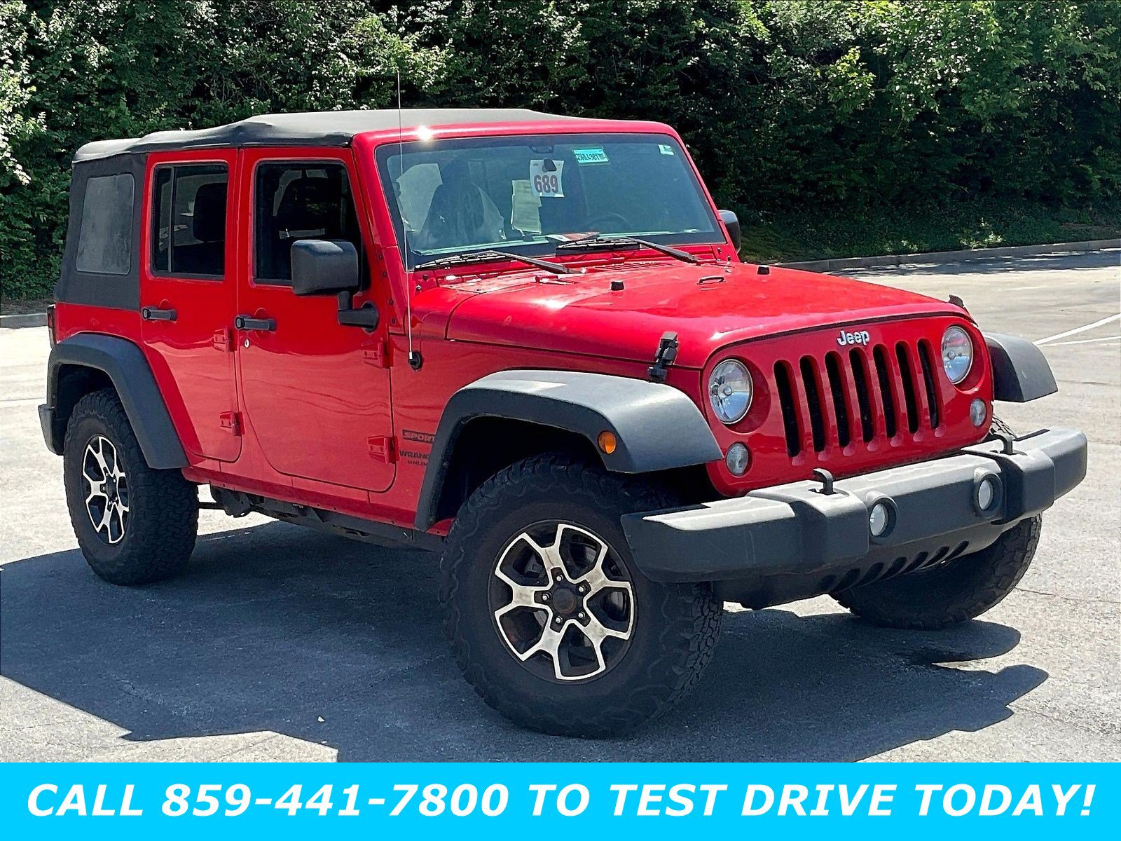 Used 2017 Jeep Wrangler Unlimited Sport AWD/4WD image 2