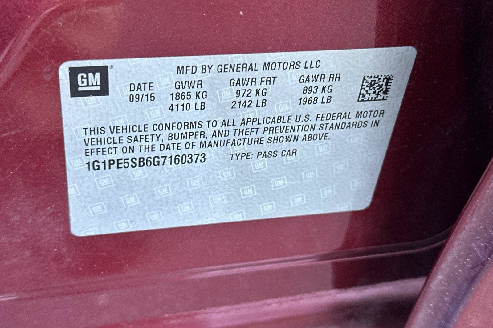 Used 2016 Chevrolet Cruze LT FWD image 25