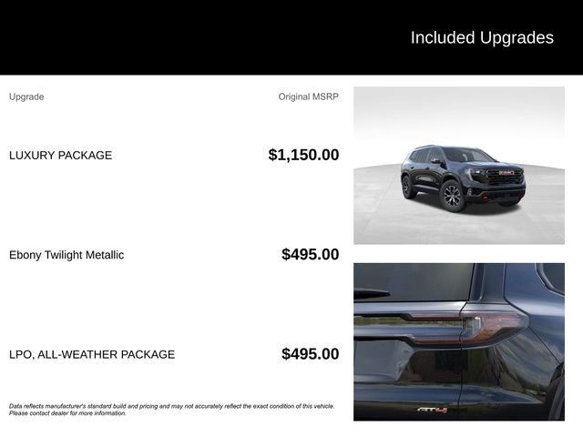 New 2026 GMC Acadia AT4 w/ Luxury Package image 5