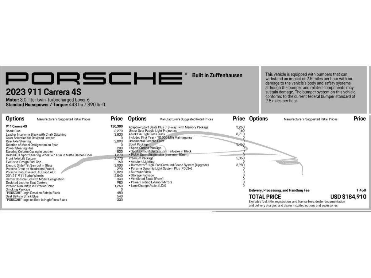 Used 2023 Porsche 911 Carrera 4S image 4