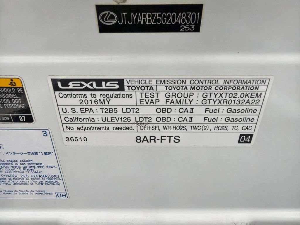 Used 2016 Lexus NX 200t F Sport w/ F Sport Premium Package FWD image 35