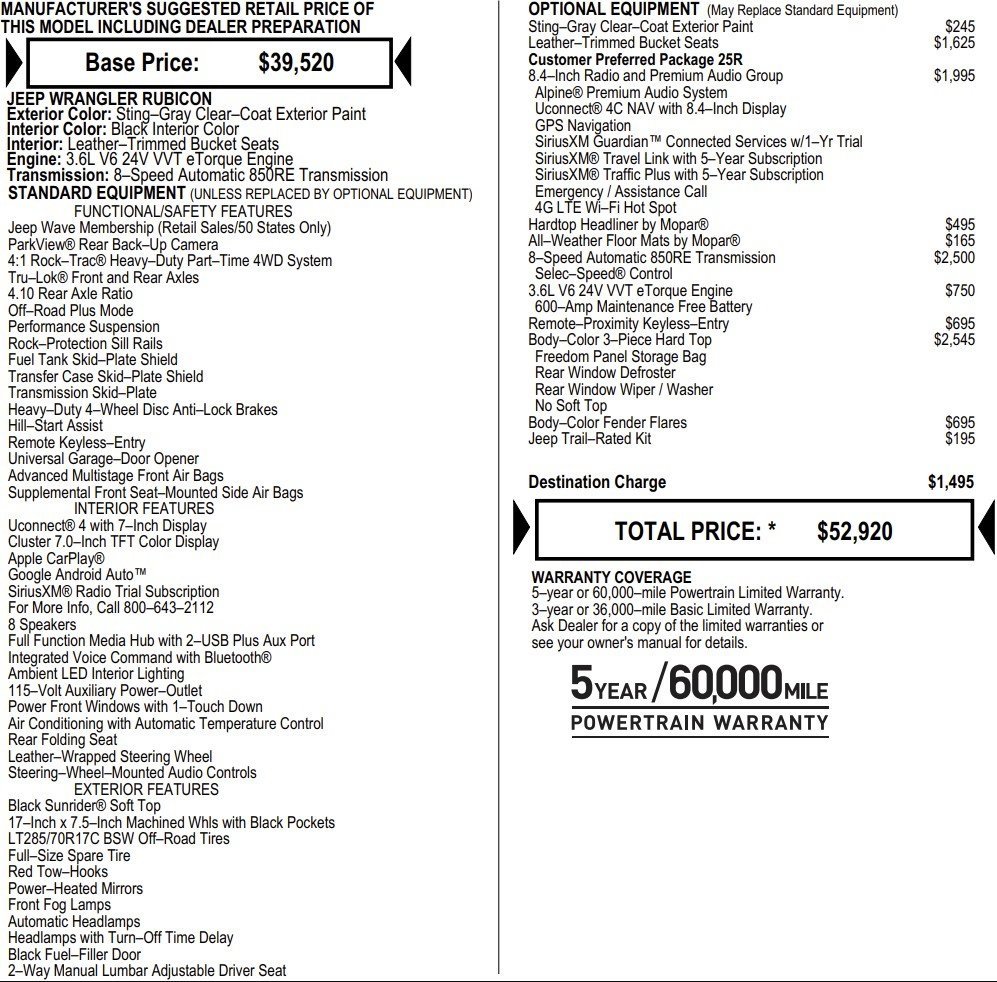 Used 2021 Jeep Wrangler Rubicon image 2