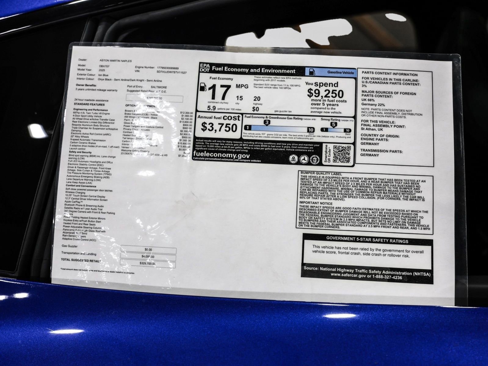 Used 2025 Aston Martin DBX 707 image 29