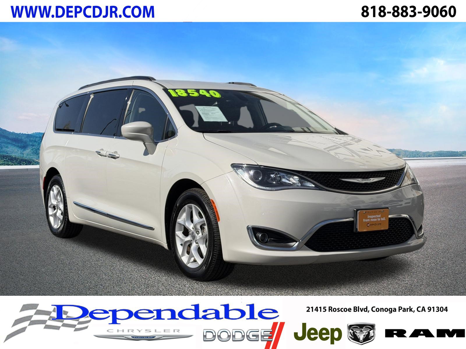 Certified 2017 Chrysler Pacifica Touring-L w/ Tire & Wheel Group FWD image 1