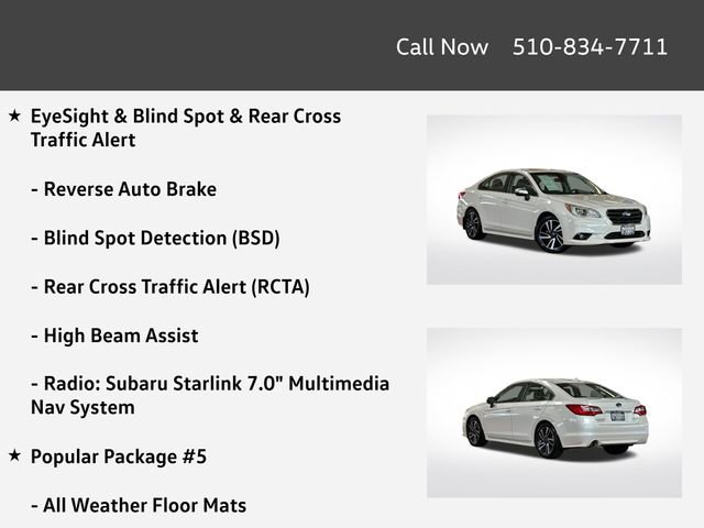 Used 2017 Subaru Legacy 2.5i Sport AWD/4WD image 4