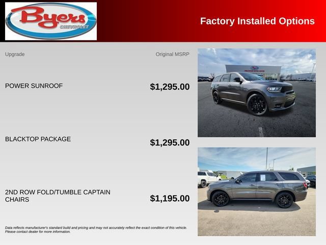Used 2020 Dodge Durango R/T w/ Blacktop Package AWD/4WD image 10