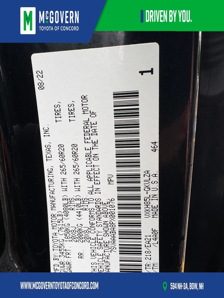 Used 2023 Toyota Sequoia Limited AWD/4WD image 53