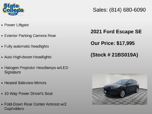 Used 2021 Ford Escape SE w/ Convenience Package AWD/4WD image 24