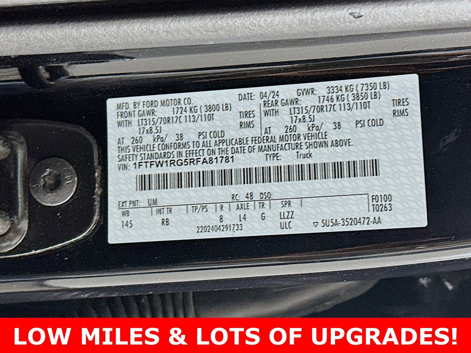 Used 2024 Ford F150 Raptor image 34