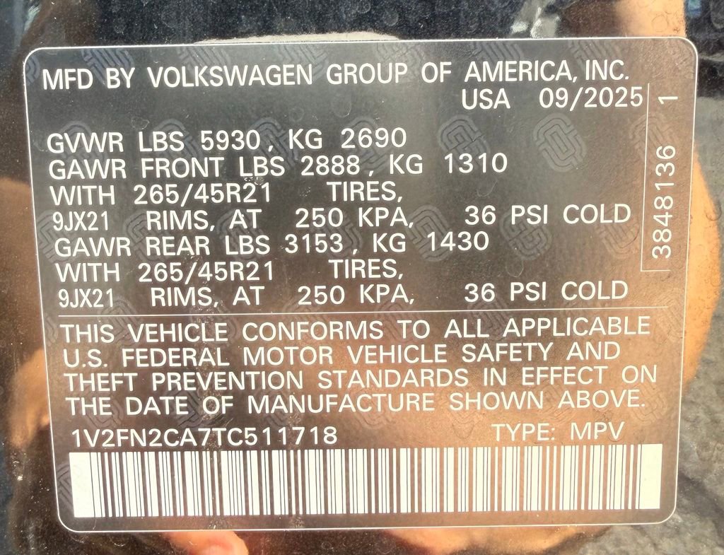 Used 2026 Volkswagen Atlas SEL Premium R-Line AWD/4WD image 24