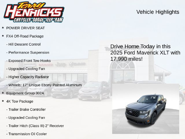 Used 2025 Ford Maverick XLT w/ XLT Luxury Package AWD/4WD image 4