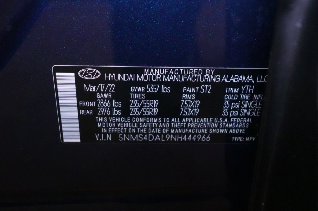 Used 2022 Hyundai Santa Fe Limited AWD/4WD image 48