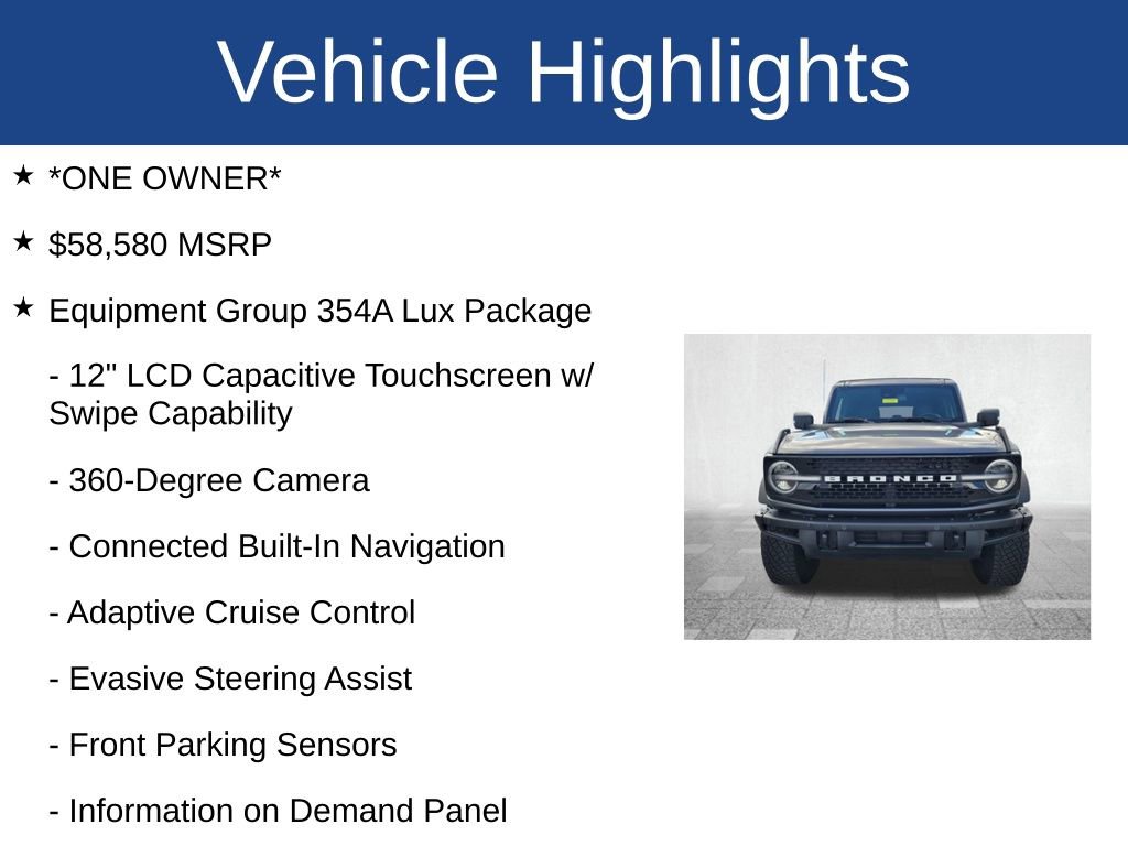 Used 2022 Ford Bronco Wildtrak image 3