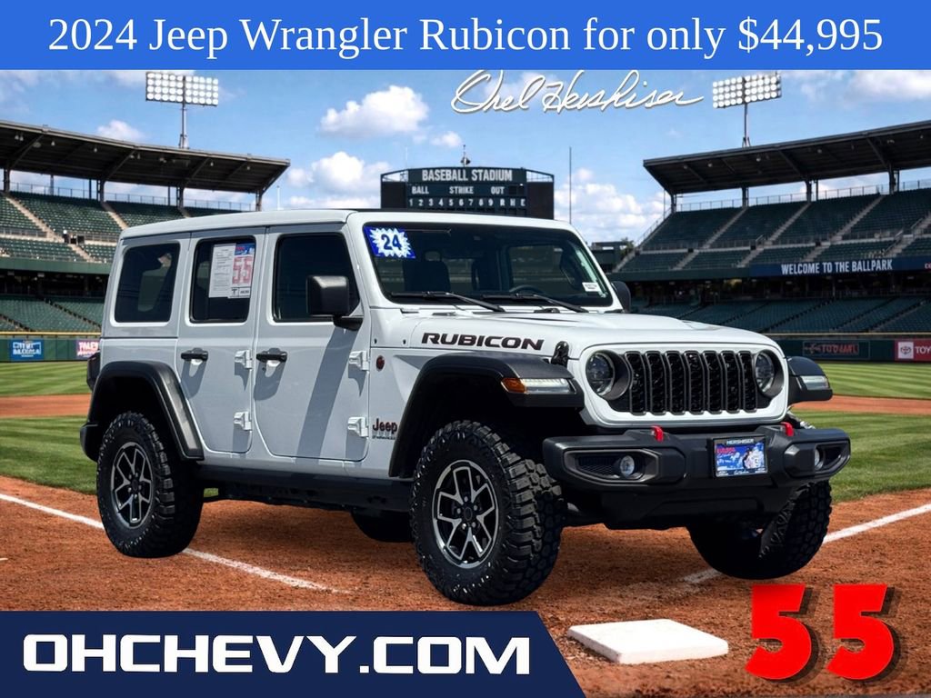 Used 2024 Jeep Wrangler Unlimited Rubicon w/ Technology Group AWD/4WD image 1