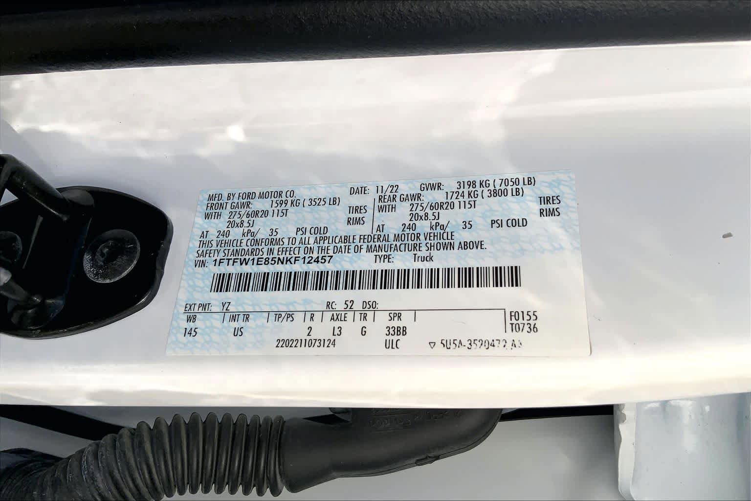 Used 2022 Ford F150 XLT w/ Equipment Group 302A High AWD/4WD image 33