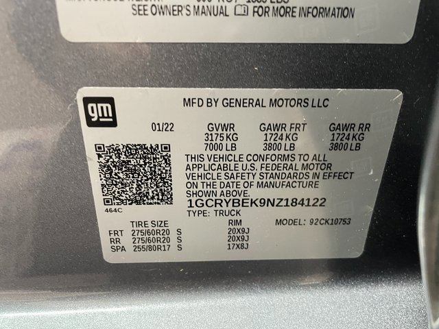 Used 2022 Chevrolet Silverado 1500 Custom w/ LPO, Dark Essentials Package image 25