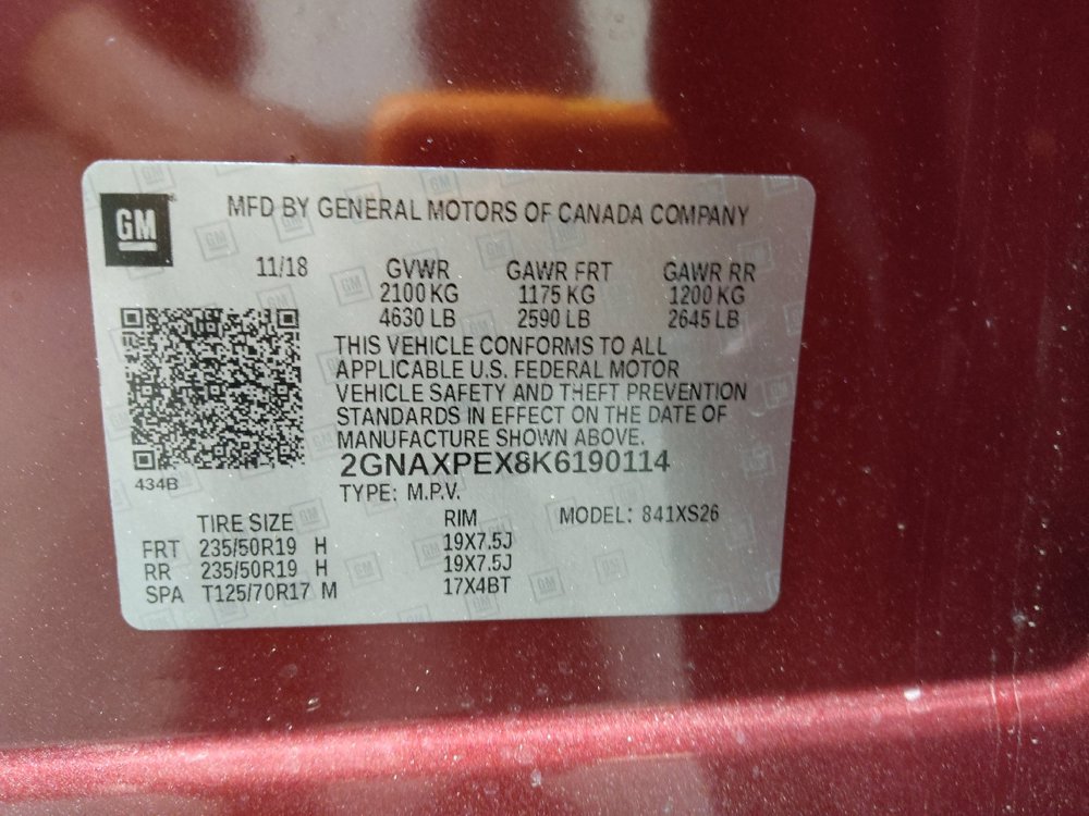 Used 2019 Chevrolet Equinox Premier FWD image 33