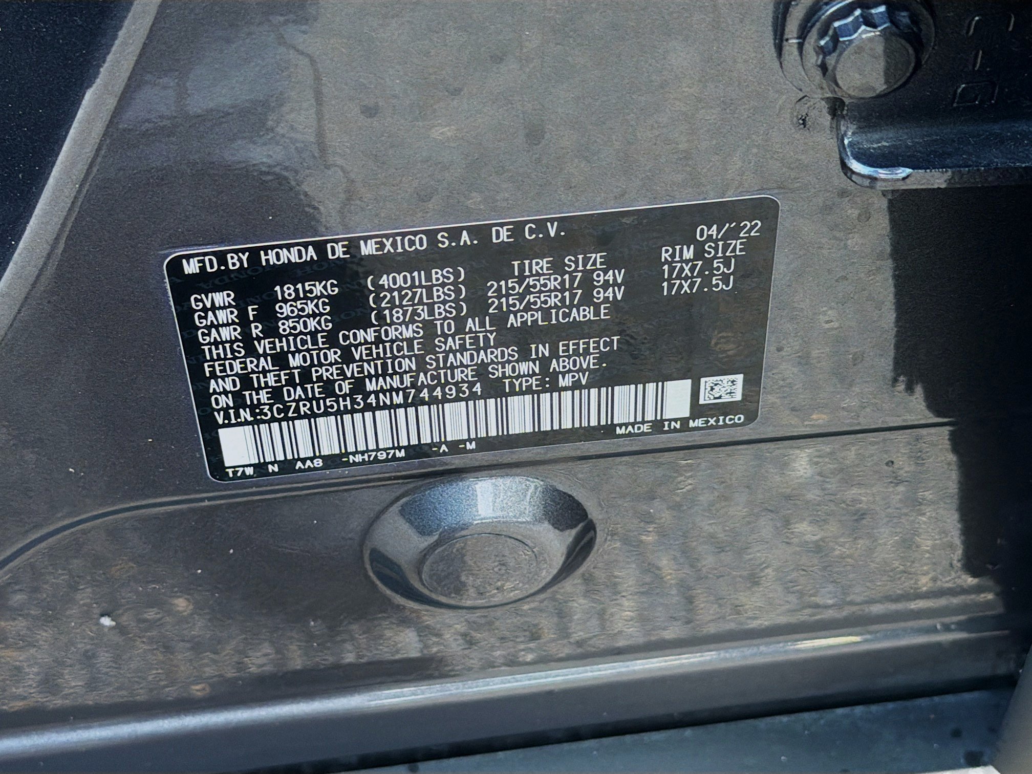 Used 2022 Honda HR-V LX image 34