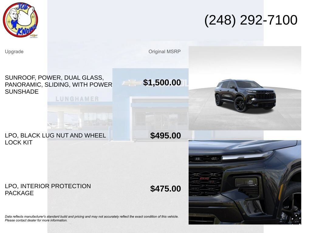 New 2026 Chevrolet Traverse RS AWD/4WD image 5