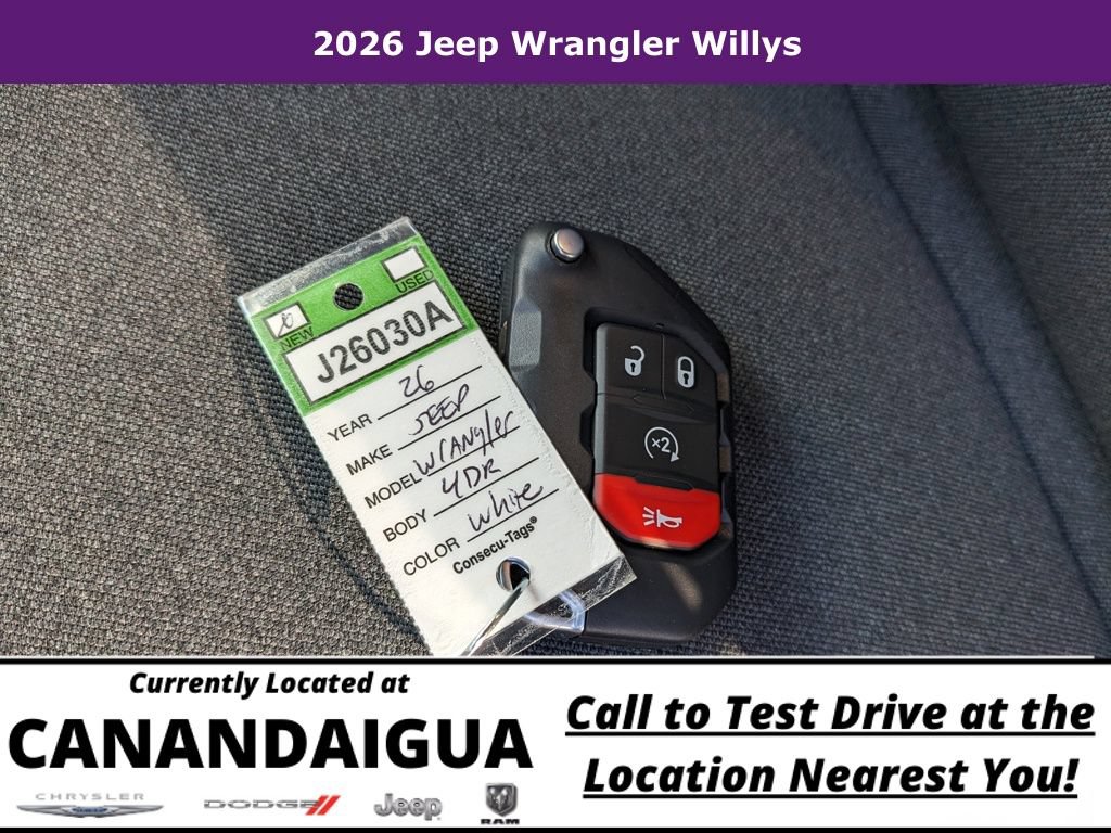 New 2026 Jeep Wrangler Unlimited Sport AWD/4WD image 29